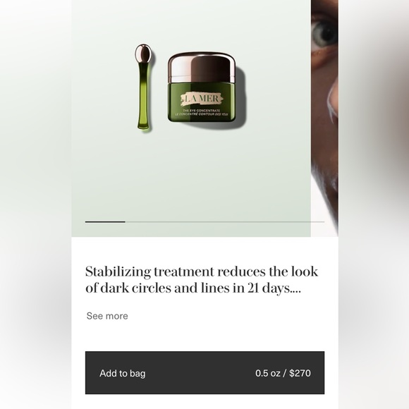 La Mer | NEW The Eye Concentrate, Full Size 0.5 oz/15ml - Picture 2 of 4